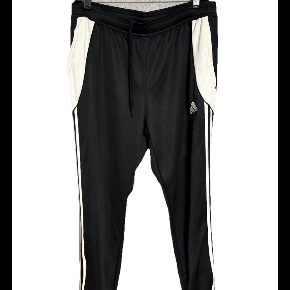 adidas IJ7660 Women's Size L - Tiro 24 Training Pants, Black/White Large,